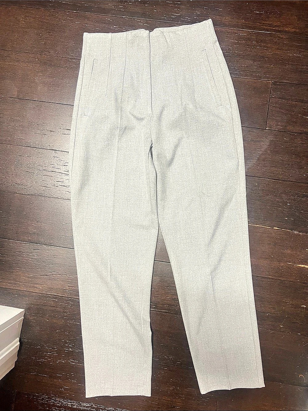 Zara high waist Trousers in Gray Size Medium